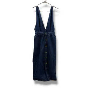 Urban Outfitters Danny‎ Midi Dress Women's Small Denim Button Down Casual thumbnail 3