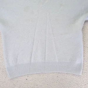 NAADAM 100% Cashmere Crew Neck Sweater Light Blue‎ Size Medium STAINS thumbnail 4
