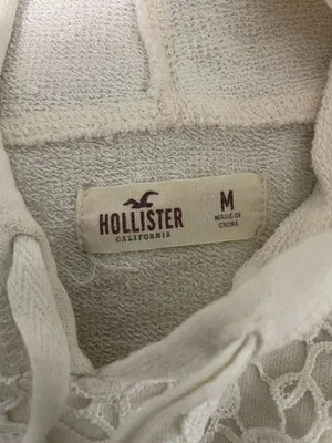 Hollister Lace Front Cropped Hoodie thumbnail 2