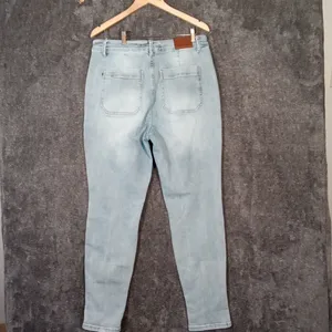 Judy Blue Stretchy Drawstring Tie Jogger Jeans High Rise Tummy Control Sz 32 thumbnail 4
