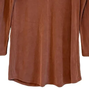 Abercrombie & Fitch Shirt Dress Long Sleeve Mini Dress Sz Small Tan Brown thumbnail 6