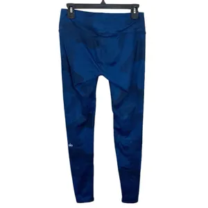Alo Yoga Airbrush navy camouflage print mid rise leggings size S thumbnail 3