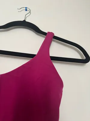 Lululemon Align Tank Top Womens 2 Magenta Sports Bra Tank Pilates Gym Travel thumbnail 2
