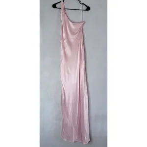 Hello Molly The Aurora Pink Satin Maxi Dress Wedding Parlor thumbnail 9
