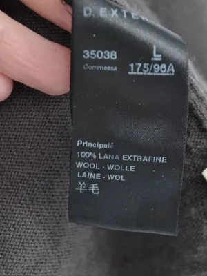 D. Exterior Wool Wrap Front Cardigan Grey M thumbnail 10
