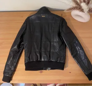 Biker Stud Quilted Leather Jacket thumbnail 2