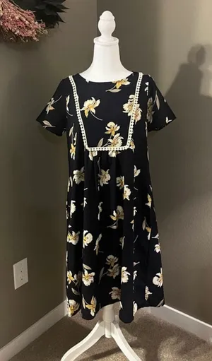 Women's Hailey & Co. Dress, S,‎ Black and Yellow thumbnail 1