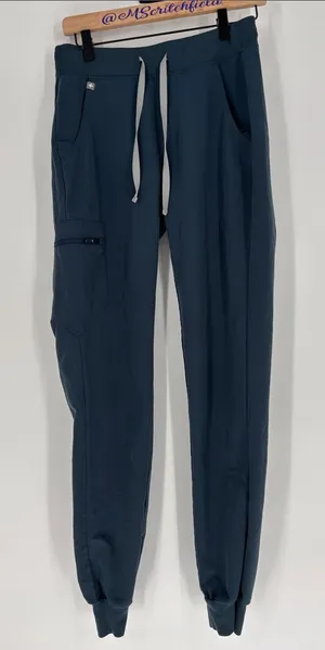 Figs xs tall Zamora joggers muted blue thumbnail 1