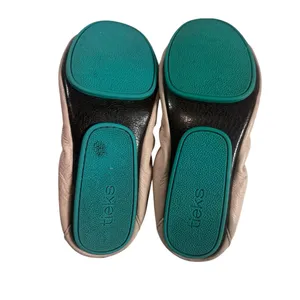 Tieks Blush Pink Leather Foldable Travel Ballet Flats Shoes Size 8 thumbnail 2