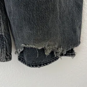 American Eagle 90s Bootcut Boot Cut Distressed Black Denim Jeans 4 thumbnail 8