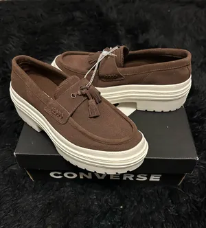 CONVERSE Chuck Taylor brown suede platform loafer slip on shoes women’s 8.5 new thumbnail 6