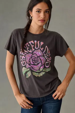 NWT Anthropologie Letluv Grateful Dead Graphic Tee ~ SOLD OUT ~ XXS thumbnail 1