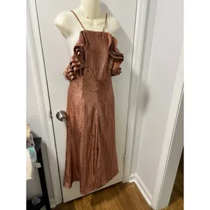 C/Meo Collective metallic sequin midi dress thumbnail 3