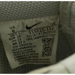 Nike Air Force One Womens 8 Shoes White Sneakers 315115-112‎ 1 Missing String thumbnail 9