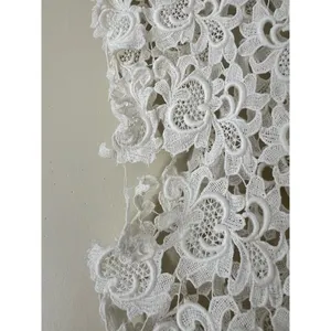 Antique Vintage Lace Topper Cardigan Delicate Layer Cottage‎ Lattice Snap Front thumbnail 2