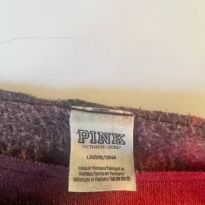 PINK Victoria's Secret Women's Red and Purple Sweater with grommets size Large thumbnail 7