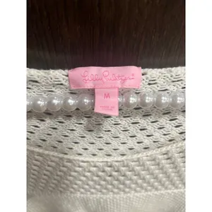 Lilly Pulitzer Kristen sweater cream women's‎ size medium thumbnail 3