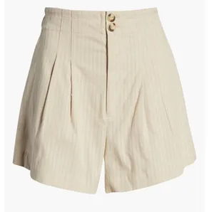 Treasure & Bond NWOT Pleated High Waisted Cotton Shorts thumbnail 7