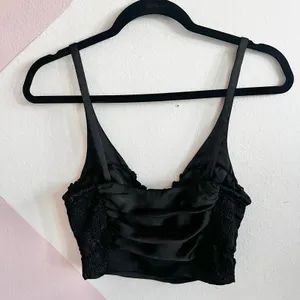 Zara Black Ruffle Babydoll Top, Goth Whimsigoth Grunge Indie Sleaze Coquette XS‎ thumbnail 2
