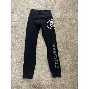 Lululemon Align High Rise Black Sz 4 Pant - 25" Skull Soul Cycle Retail $98 thumbnail 2