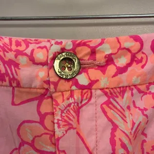 Lilly Pulitzer, buttercup, scalloped hem, shorts, days, bloom, size 10 thumbnail 5