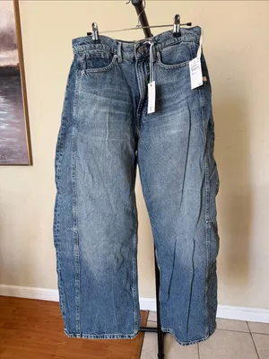 Good American‎ Extreme Barrel Jeans Size 4 27 NWT thumbnail 4