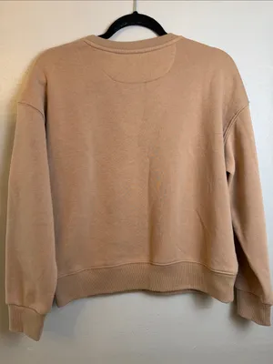 Tkees women’s Crewneck Sweatshirt in Taupe xsmall thumbnail 6