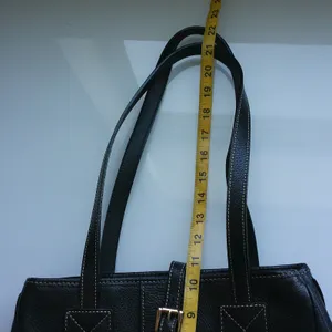 Dooney & Bourke Pebble Grain Leather Office Clean Classic Tote Bag Black thumbnail 7