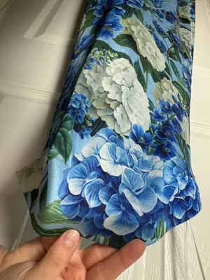 Sonya Moda Ela Floral Strapless Gown S Blue thumbnail 6