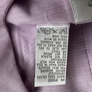 Vintage CLC Pastel‎ Lavender Purple Floral Embroidered Beaded Relaxed Maxi Dress thumbnail 9
