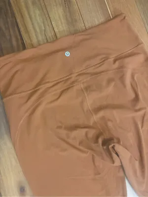LULULEMON 14 ✨ yoga band flare pants brown good condition thumbnail 4