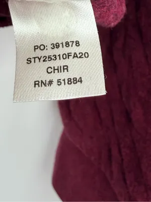 Patagonia Organic Cotton Quilt Crew Women M Chicory Red Quilted Sweatshirt‎ thumbnail 7