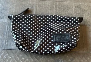 Duluth Trading Company black white polka dot travel bag‎ 8"x5" thumbnail 1