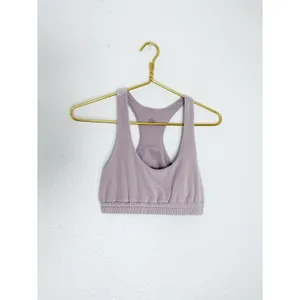Alo Velour Glimmer Scoop Neck Bra Size XS Lightweight thumbnail 4