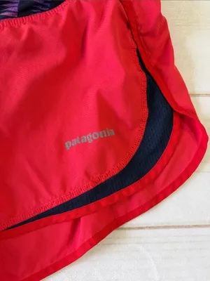 Patagonia Red Women's Athletic Shorts thumbnail 2