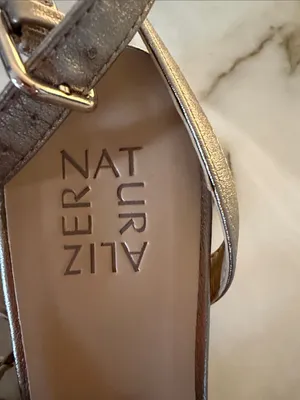 Naturalizer Rizzo gold heels thumbnail 9