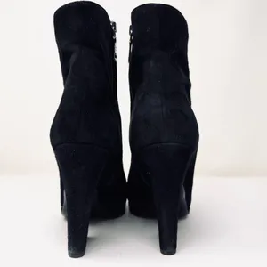 PRADA black suede ankle boots, made in Italy, size 39 thumbnail 3