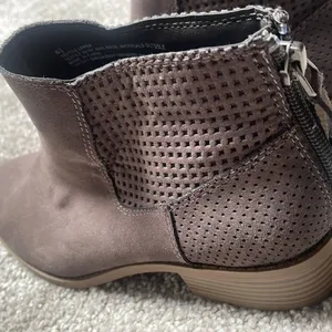 - DV dolce vita short bohemian ankle heeled brown booties size 6.5 thumbnail 6