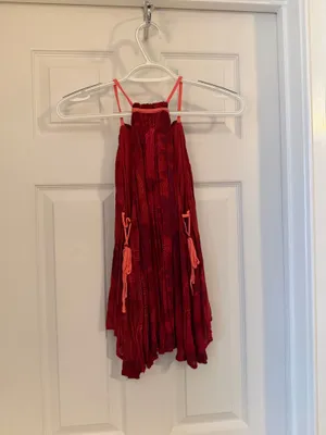 Free People Tank Maroon Top thumbnail 2