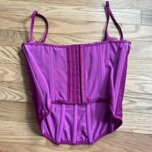 Urban Outfitters Out From Under Modern Love Corset in purple size large thumbnail 4