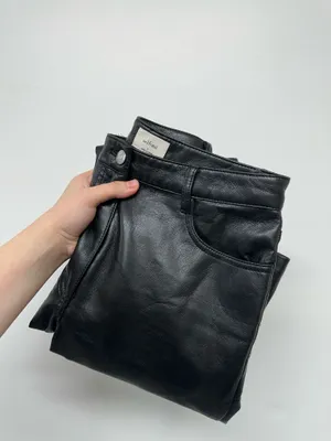 Aritzia Wilfred Melina Leather Pants Black thumbnail 7