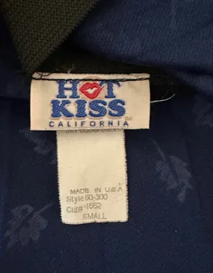Vtg Hot Kiss California Woman's Blue Pleated Skirt, Sz S thumbnail 4
