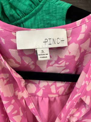PINCH Boutique pink and cream long sleeve dress thumbnail 2