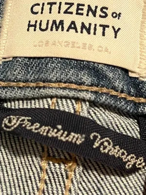 Womens 25" Citizens of Humanity Annabelle Distressed Denim Cutoff Shorts thumbnail 9