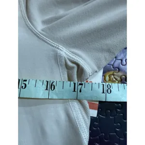 Lululemon Run Warm Up Crew Long Sleeve 1/2 Zip Back White Dune Women's Sz 6‎ thumbnail 6
