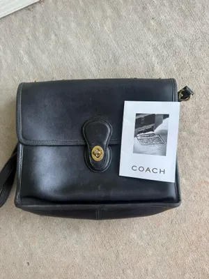 Vintage Coach Willis 9927 Black Leather Shoulder/Crossbody Bag – 2002 thumbnail 2