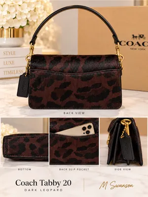 NEW Coach Tabby 20 Dark Leopard Haircalf Bag CCC07 NWT thumbnail 6