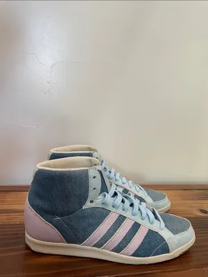 🔥RARE🔥 adidas Retro Women's adi Hoop Mid Grun Shoe,Neoblue/Purple/Glacier 9 thumbnail 6