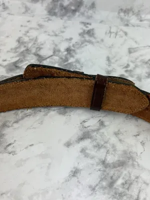 *Tony Lama Western Belt Size 30 Brown Tooled Leather Cowboy Cowgirl Ranchwear thumbnail 8