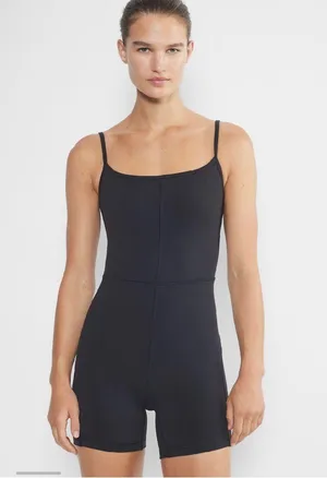 Aritzia Black LIFE Divinity 7" Romper thumbnail 1